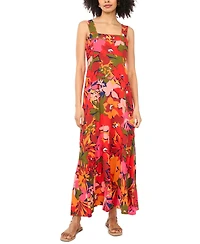 Vince Camuto Women's Thick Strap Printed Maxi Dress