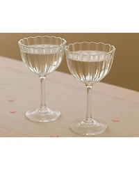 Fleck, Kira Stemware Coupes, Set of 2