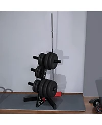 Mecale L Frame Weight Plate Rack for 2 Inch Plates 500 lbs Capacity