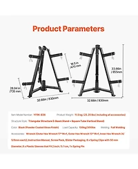 Mecale Weight Plate Tree for Plates 300 lbs Home Gym Storage Stand