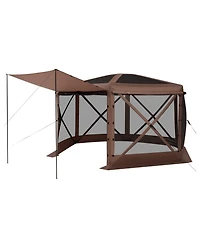 Mecale Pop-Up Gazebo Screen Tent for 8-10 People