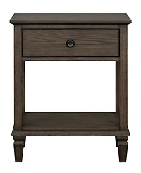 Madison Park Signature Victoria 24" One-Drawer Wood Bedside Table
