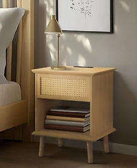 510 Design Teagan 23.75" Wood Side Table