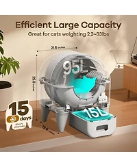 Cumrige Modern Smart Self Cleaning Cat Litter Box
