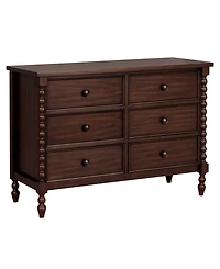 Madison Park Signature Beckett 46" Wood 6-Drawer Dresser