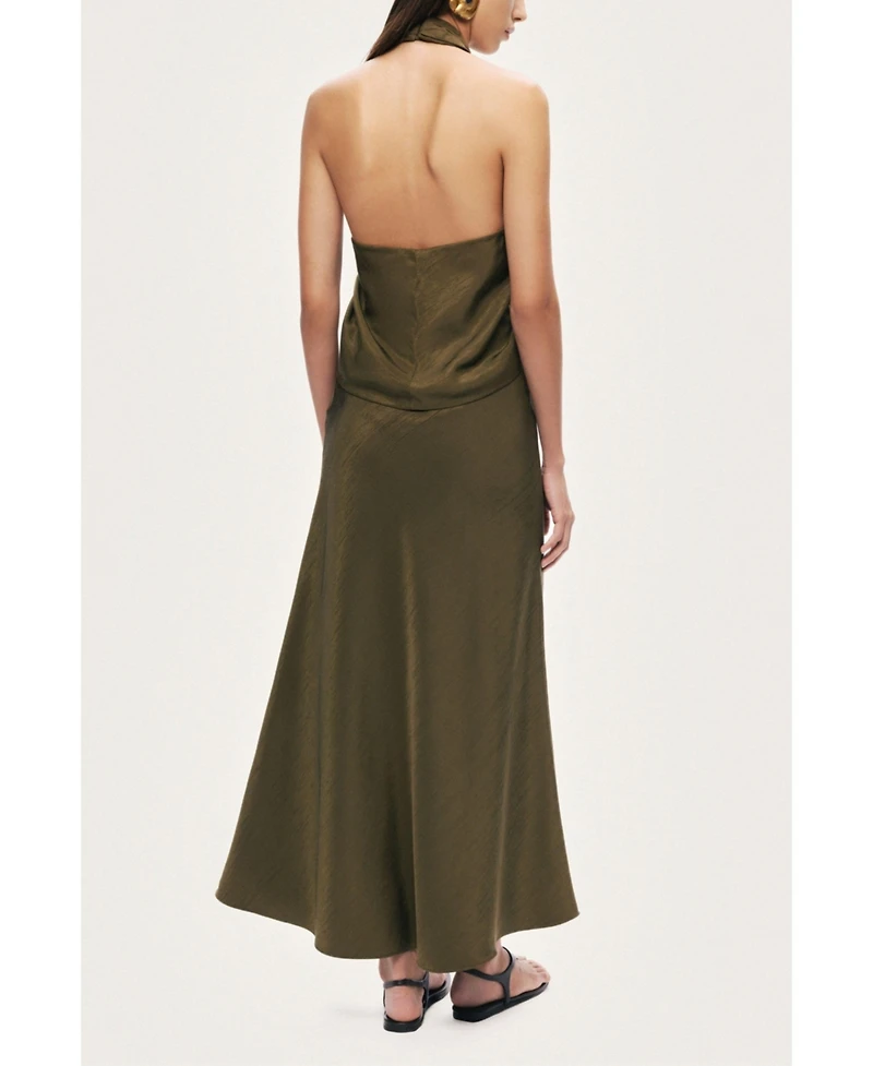 Nocturne Women's Twist Halter Neck Bustier