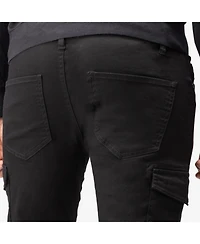 X-Ray Men's Slim Fit Commuter Chino Pant with Cargo Pockets