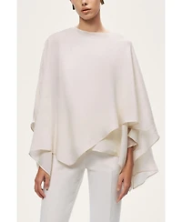 Nocturne Women's Fluid Cape Blouse
