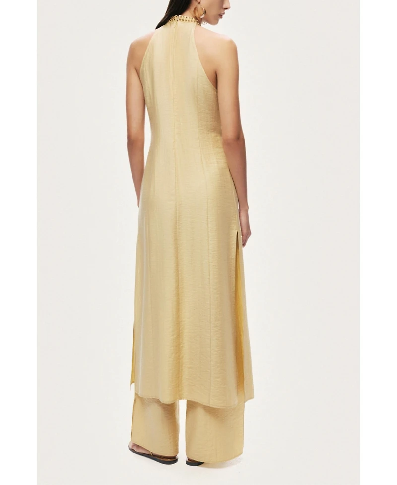 Nocturne Women's Studded Halter Neck Tunic