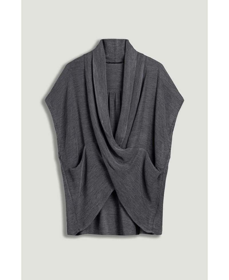 Nocturne Women's Draped Wrap Blouse