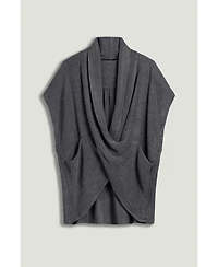 Nocturne Women's Draped Wrap Blouse