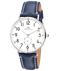 Porsamo Bleu Men's Rowan Genuine Leather Band Watch 1471BROL