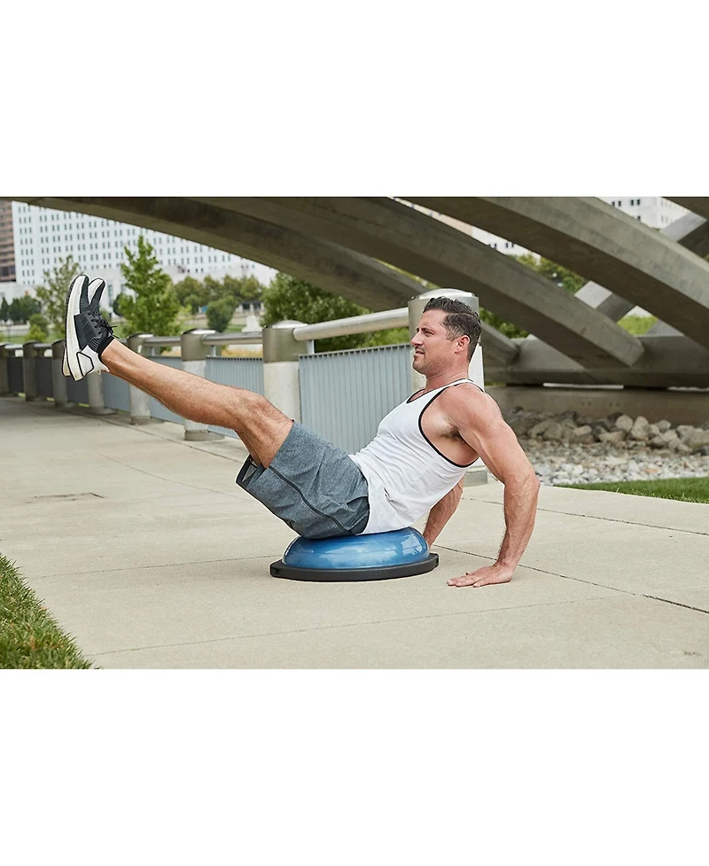 Bosu 50-Centimeter Non-Slip Travel-Size Home Gym Workout Balance Trainer