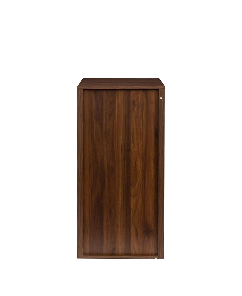 flynama Modular 32-Bottle Wine Bar Buffet Cabinet