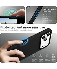 Gonez Magnetic for iPhone 17 Pro Max Case, Compatible with MagSafe, Liquid Silicone Anti-Scratch Shockproof Protective Phone Case