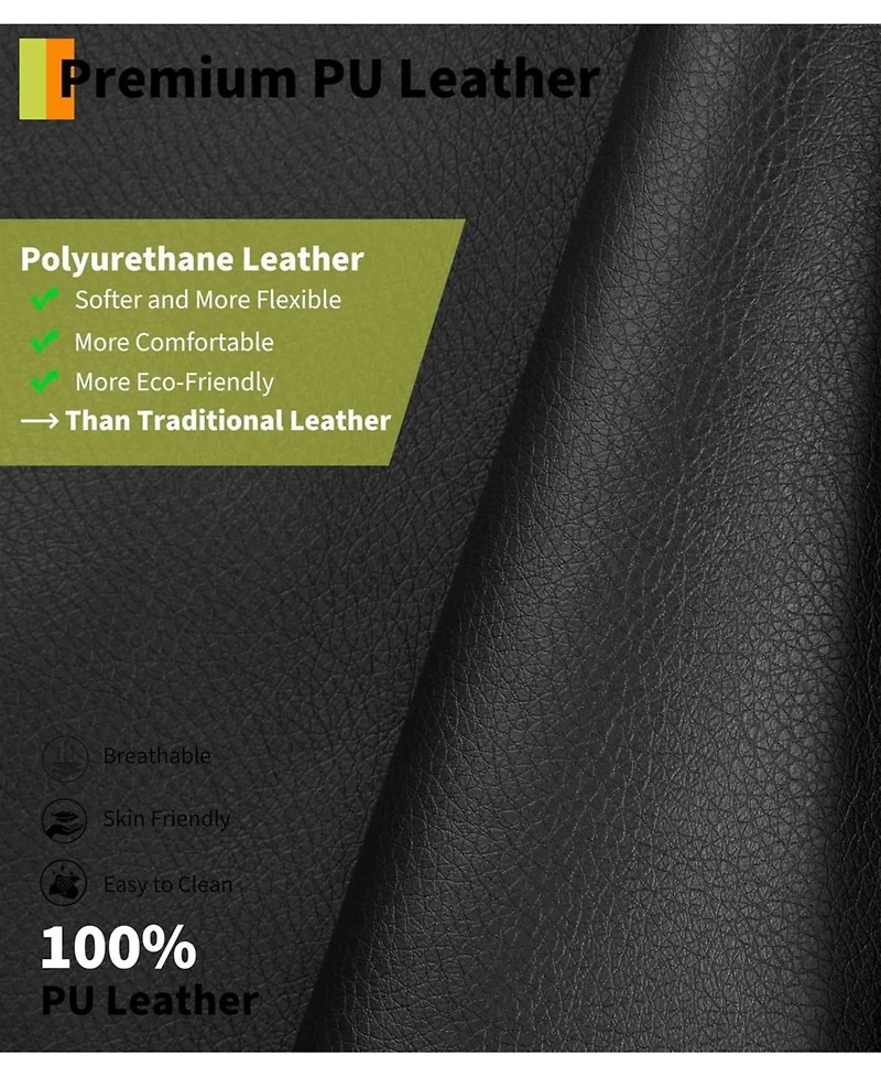 gaomon Electric Lift Recliner Chair - Heat and Massage, Pu Leather Power Lift Recliner for Elderly and Mobility Impaired, Adjustable Back and Legs