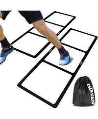Hikeen Agility Ladder - Speed Ladder for Football, Basketball - Durable Rubber Training Ladder for Footwork