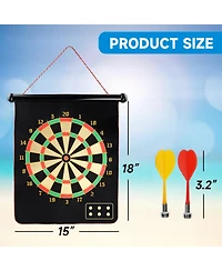 Gse Games & Sports Expert 16" Magnetic Dart/Baseball Board Set