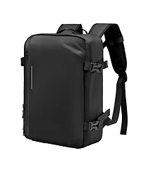 Mecale 35L Vacuum Seal Compression Travel Backpack with Air Pump, Water-Resistant Carry-On Luggage, Personal Item Bag