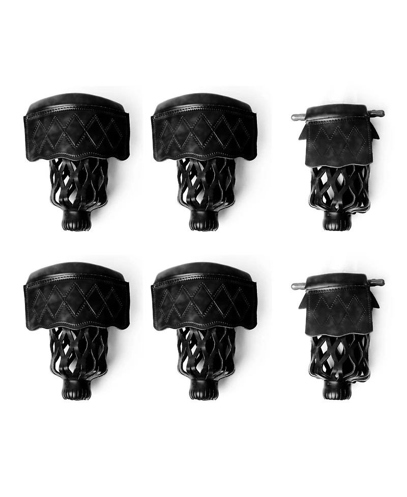 Gse Games & Sports Expert Set of 6 Heavy Duty Pu Leather Billiard Pool Table Pockets
