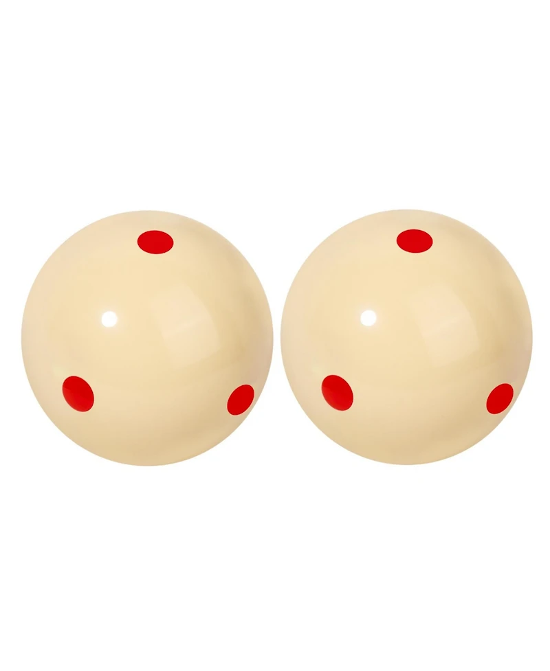 Gse Games & Sports Expert 2 1/4-Inch 6Training Cue Ball, Aaa-Grade Pro Cup Standard Pool Billiard Cue Ball -2 Pack