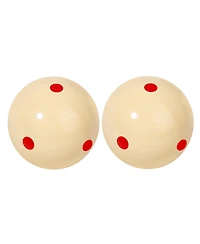 Gse Games & Sports Expert 2 1/4-Inch 6Training Cue Ball, Aaa-Grade Pro Cup Standard Pool Billiard Cue Ball -2 Pack