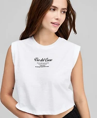 And Now This Women's Graphic-Print Muscle Tank Top, Macy's Exclusive