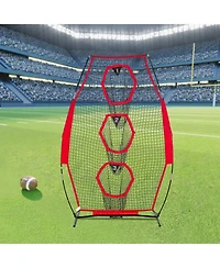 Mecale 8 x 4 Football Throwing Net with 5 Target Pockets