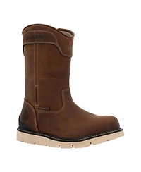 Georgia Boot Men's Carbon Flex Wedge 11" Pull On Waterproof Toe Work