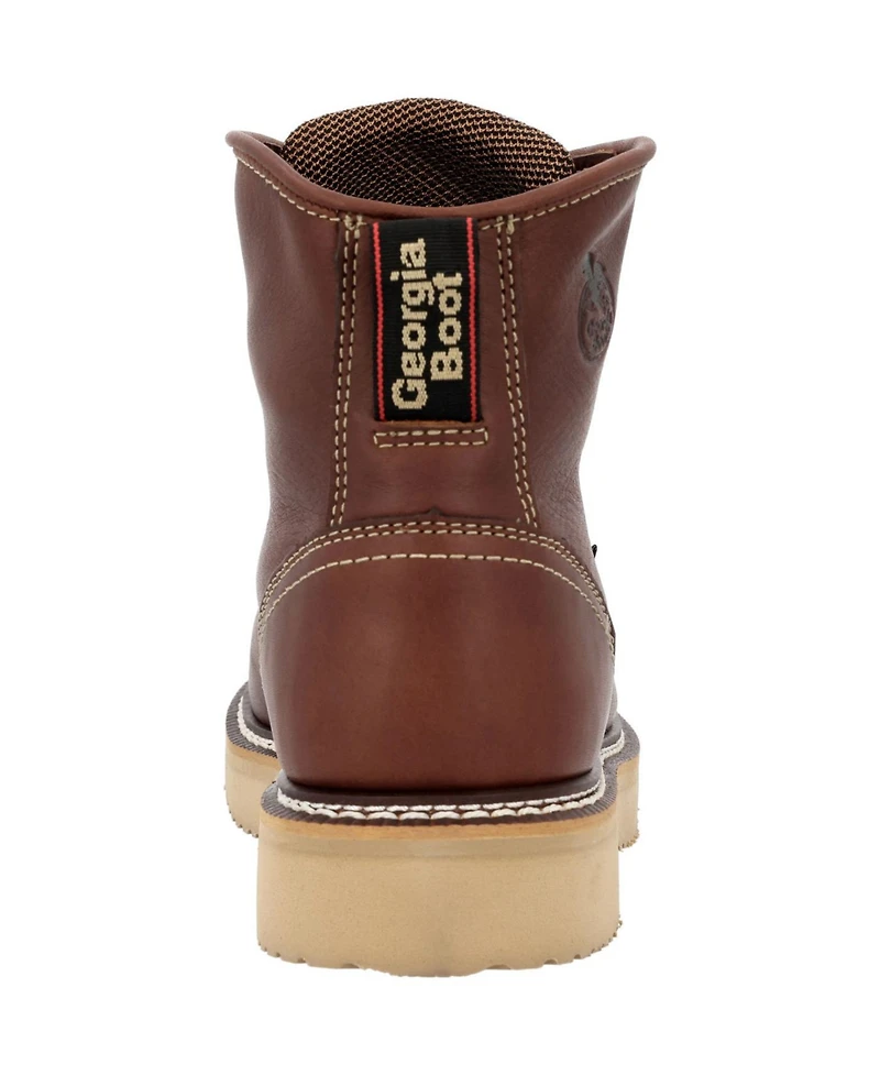 Georgia Boot Men's Usa-Made Wedge Spr Leather Work
