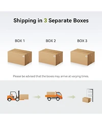 Tribesigns 2-Piece Patio Conversation Set, Patio Sofa with Removable Cushions, Outdoor Armchair with Meatl Frame & Thick Seat Cushion (No Table)