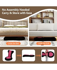 Sugift Floor Comfy Gaming Leisure Chair with Adjustable Headrest and Backrest