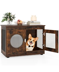 Cozito Dog Crate Furniture Style with Window and Lockable Door