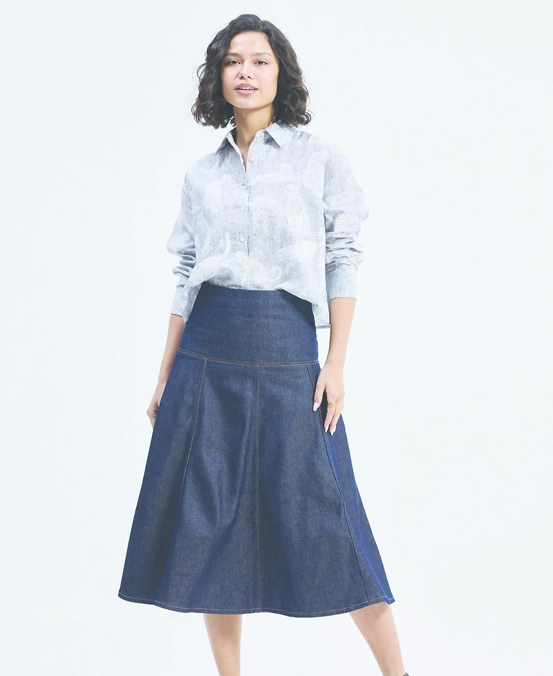 Reistor Women's Oversized Boxy-fit Shirt Animal Print