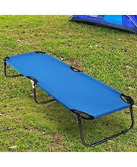 Sugift Folding Camping Bed Outdoor Portable Military Cot Sleeping Hiking