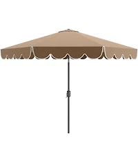 Sugift 10 Feet Patio Umbrella Outdoor Market Umbrella with Crank Tilt Adjustment