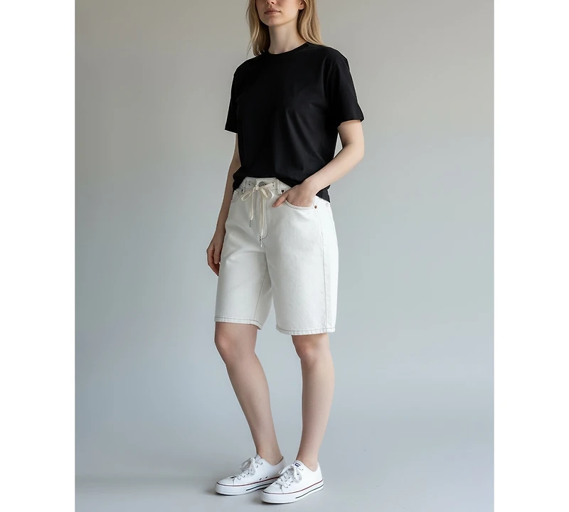 Blank Nyc Women's Denim Bermuda Shorts