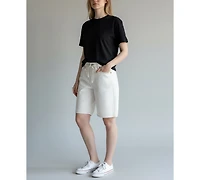 Blank Nyc Women's Denim Bermuda Shorts