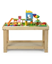 Gouun Solid Wood Kids Multifunctional Activity Play Table