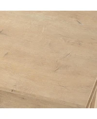 gaomon Light Wood Coffee Table with Drawer, 47.2" Center Table with Storage Shelf, Rustic Coffee Tables Long Living Room Furniture