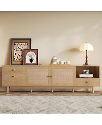 sumyeg Storage Cabinet with Drawers and Doors Tv Stand