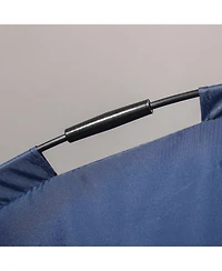 Aostirmotor 30" Elevated Dog Cot, Uv protection canopy, breathable cooling, portable foldable, sturdy raised design