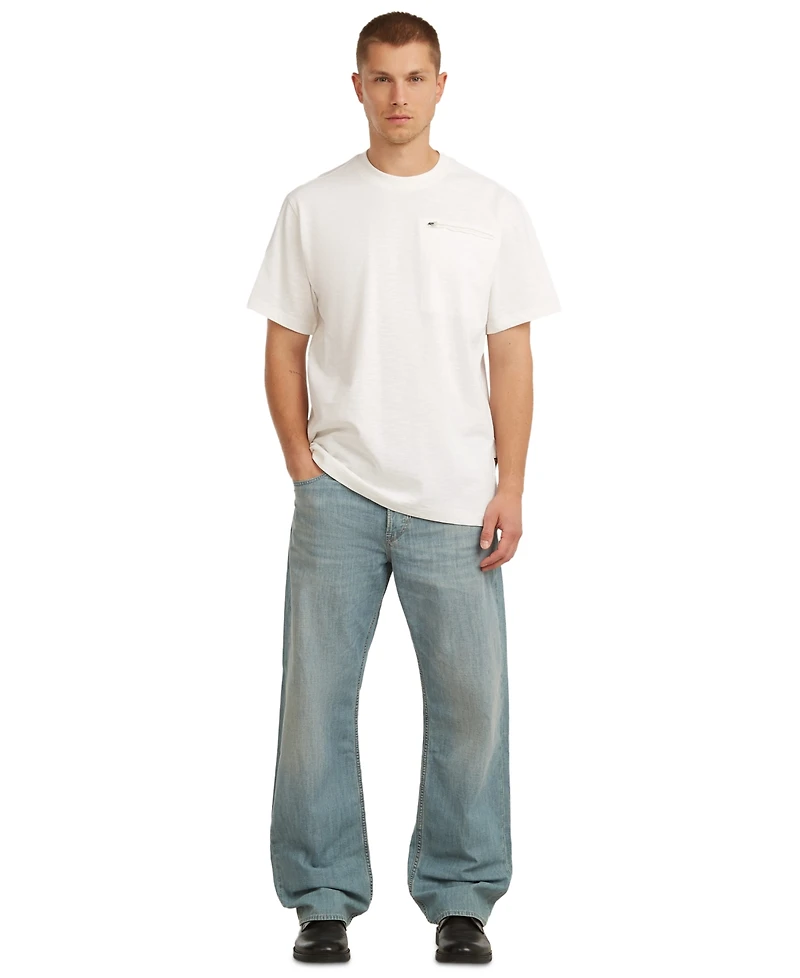 G-Star Raw Men's Crewneck Zip Pocket T-Shirt