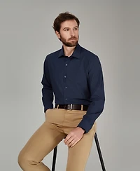 Alfani Men's Regular Fit Micro Dot Dress Shirt, Macy's Exclusive