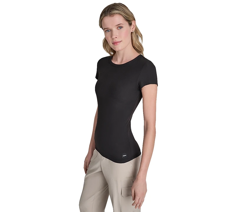 Dkny Sport Women's Hudson Rib Crew Neck T-Shirt