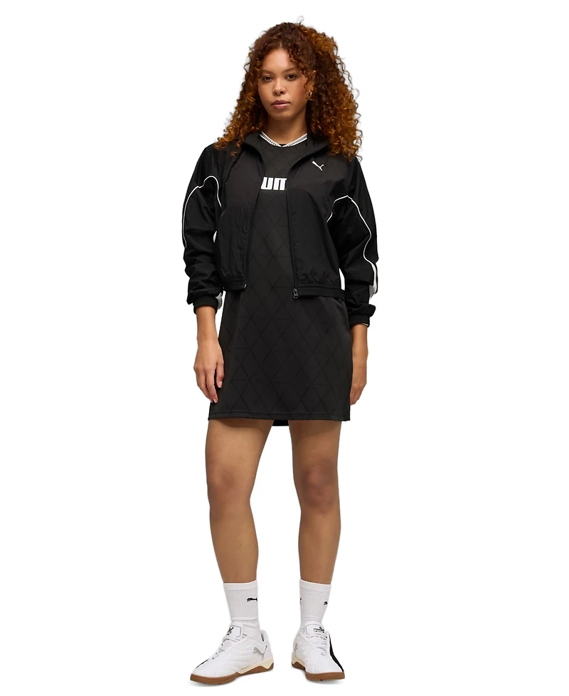 Puma Women's V-Neck Relaxed Jersey Dress