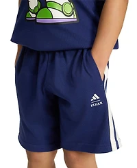 adidas Boys' 2T-10 Pixar Toy Story Short-Sleeve T-Shirt and Shorts, 2-Piece Set