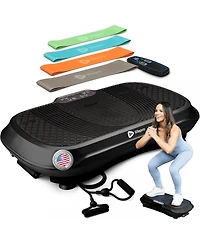 LifePro Vibration Plate Machine – Whole Body Workout w/ Loop Bands for Weight Loss & Toning