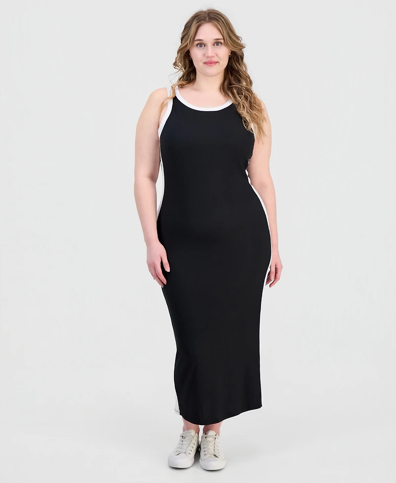 Derek Heart Trendy Plus Bodycon Maxi Dress