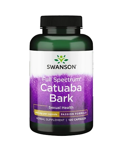 Swanson Catuaba Bark 465 Milligrams 120 Capsules Component